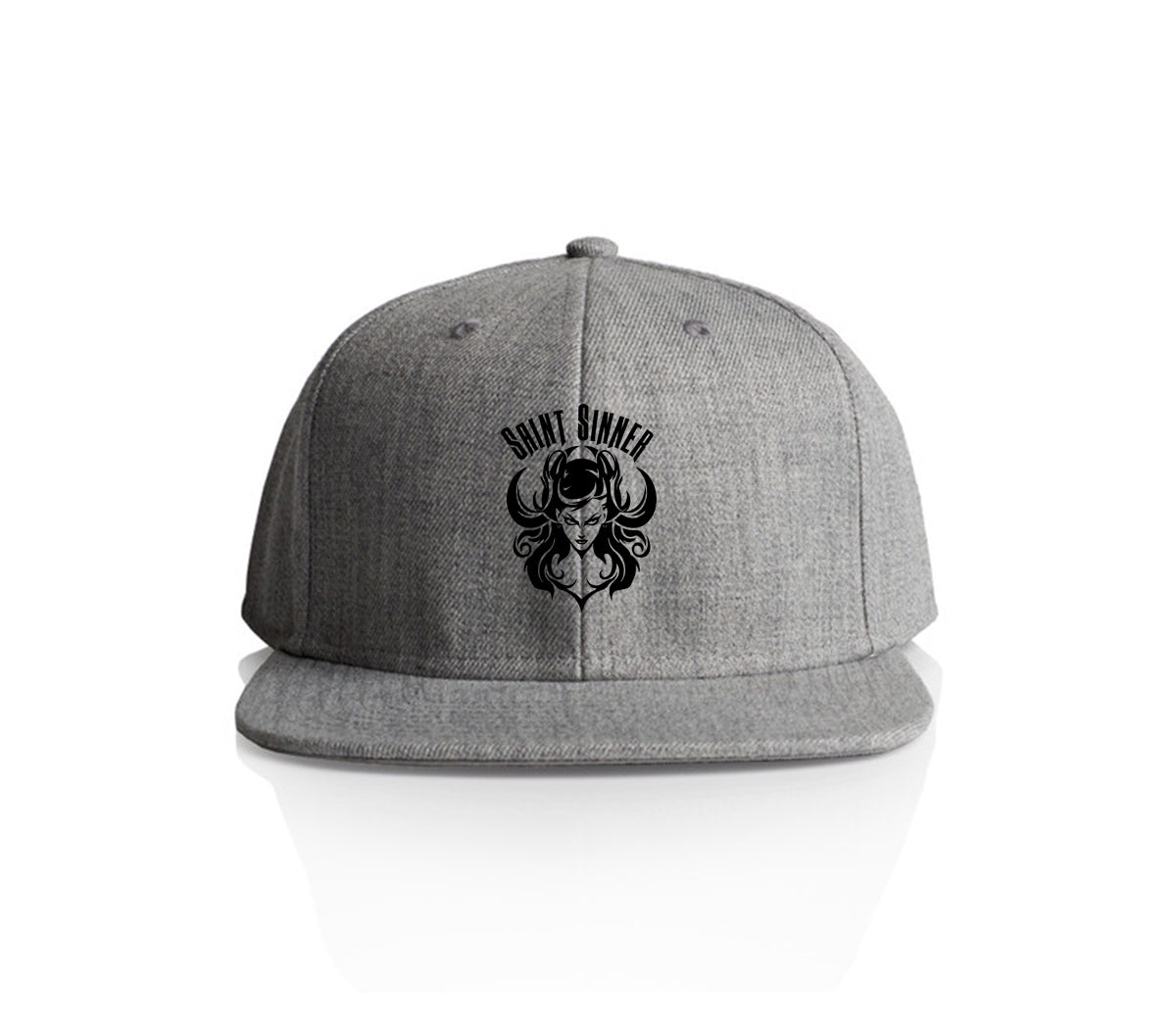 GOTH GIRL FLAT PEAK SNAPBACK HAT 3 COLOURWAYS
