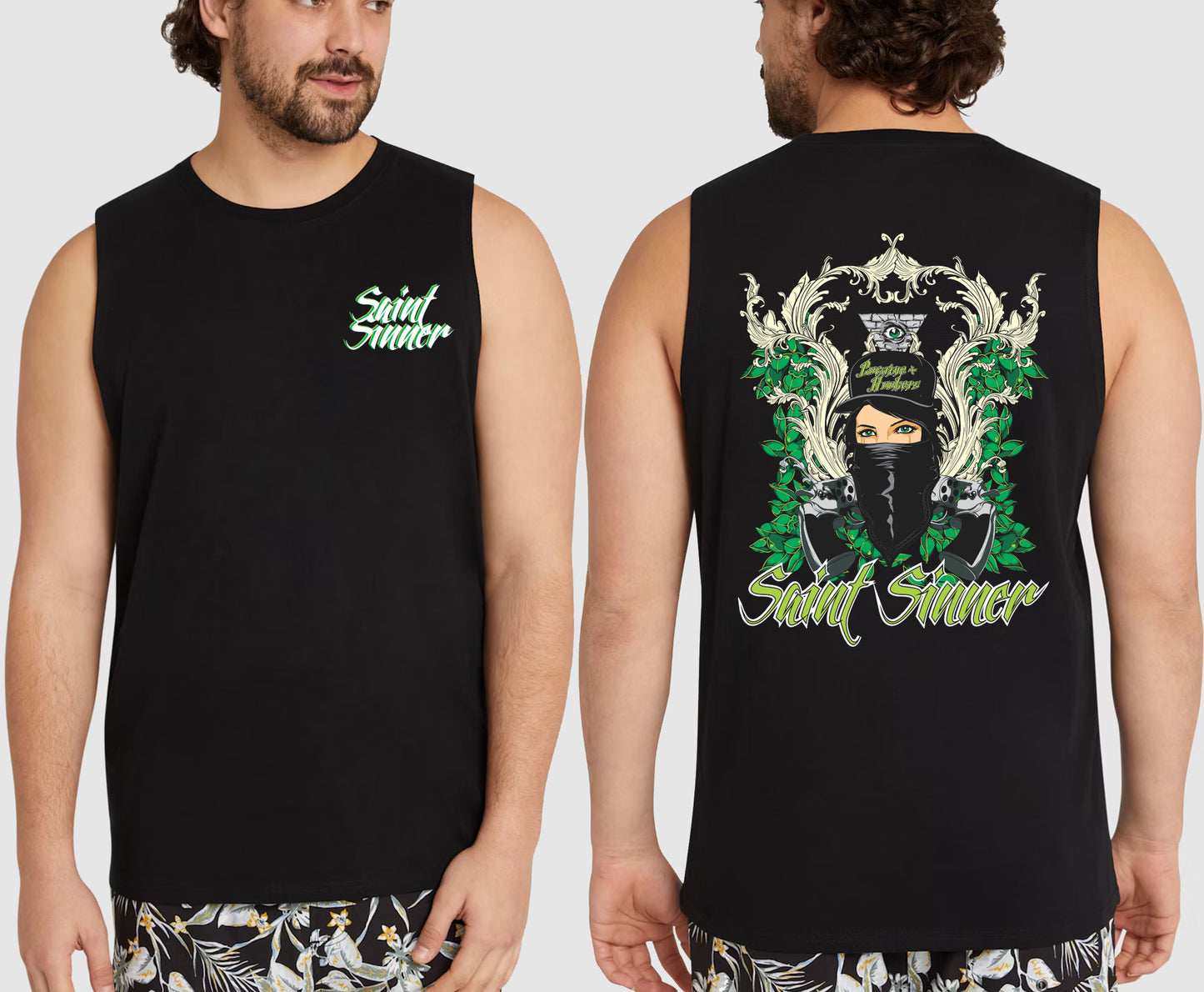 BANDANA KING SIZE MUSCLE TEE | SAINT SINNER STREETWEAR