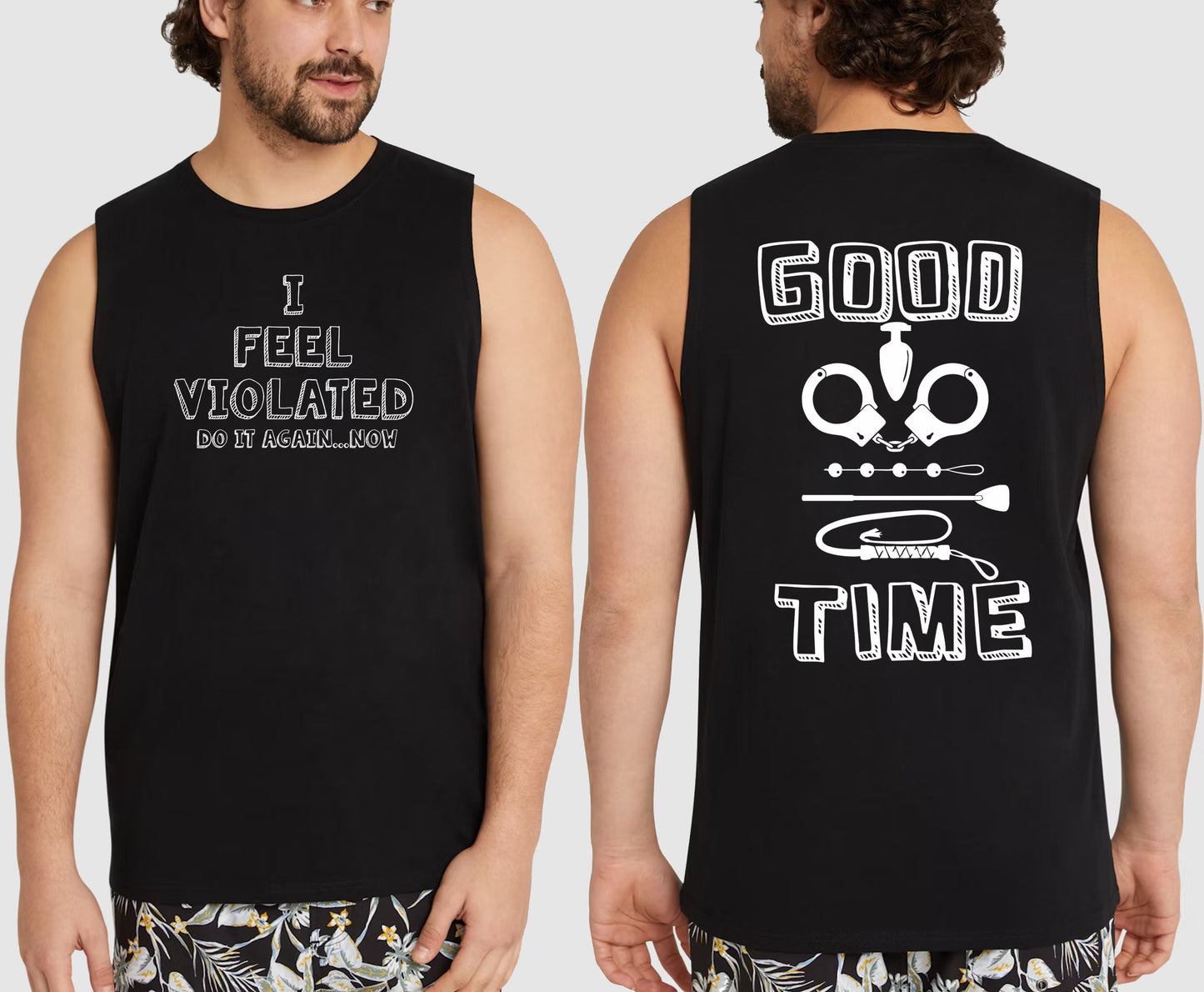GOOD TIMES KING SIZE MUSCLE TEE | SAINT SINNER STREETWEAR