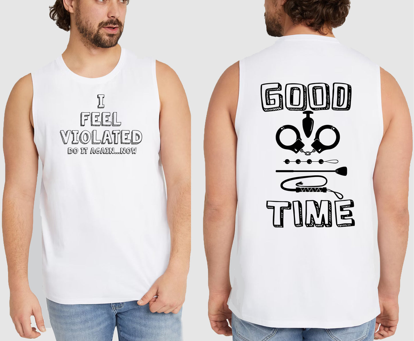 GOOD TIMES KING SIZE MUSCLE TEE | SAINT SINNER STREETWEAR