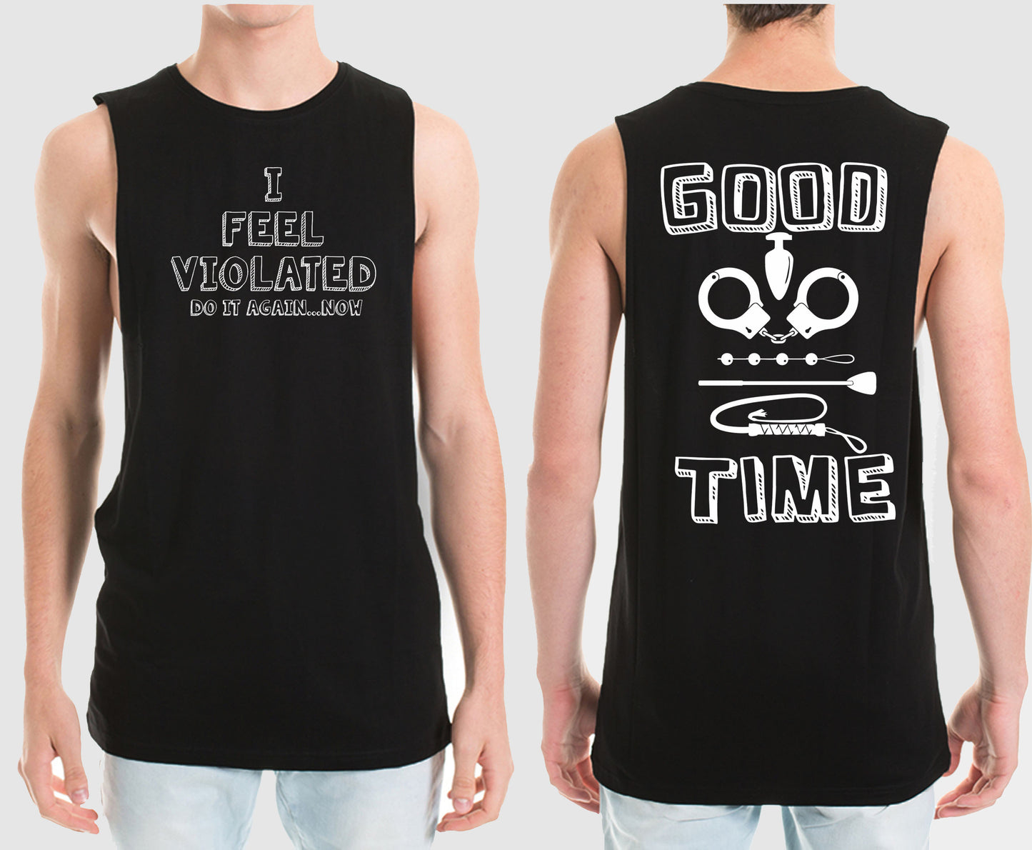 GOOD TIMES MUSCLE TEE | SAINT SINNER STREETWEAR