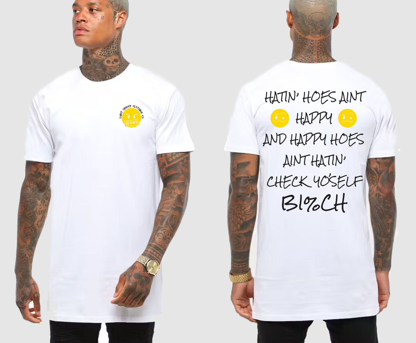 HATIN HOES TALL TEE | SAINT SINNER STREETWEAR