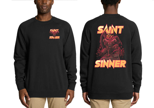 LUCIFER CREW NECK JUMPER | SAINT SINNER STREETWEAR
