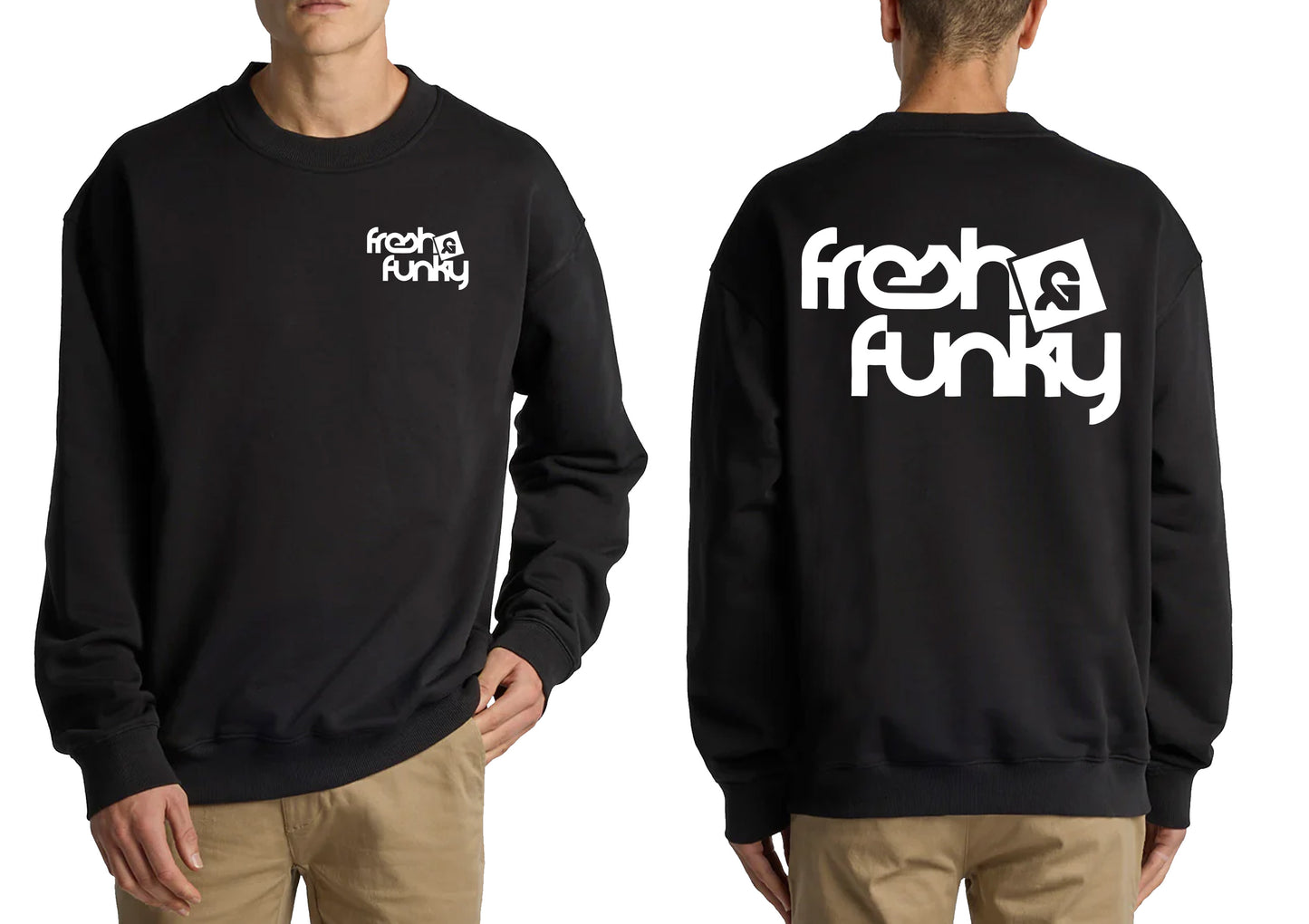FRESH N FUNKY CREW NECK JUMPER | SAINT SINNER STREETWEAR