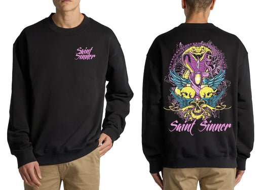 SERPENT CREW NECK JUMPER | SAINT SINNER STREETWEAR