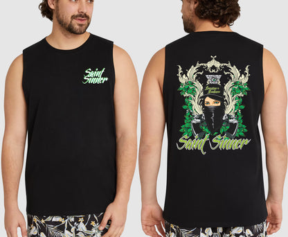 BANDANA KING SIZE MUSCLE TEE | SAINT SINNER STREETWEAR