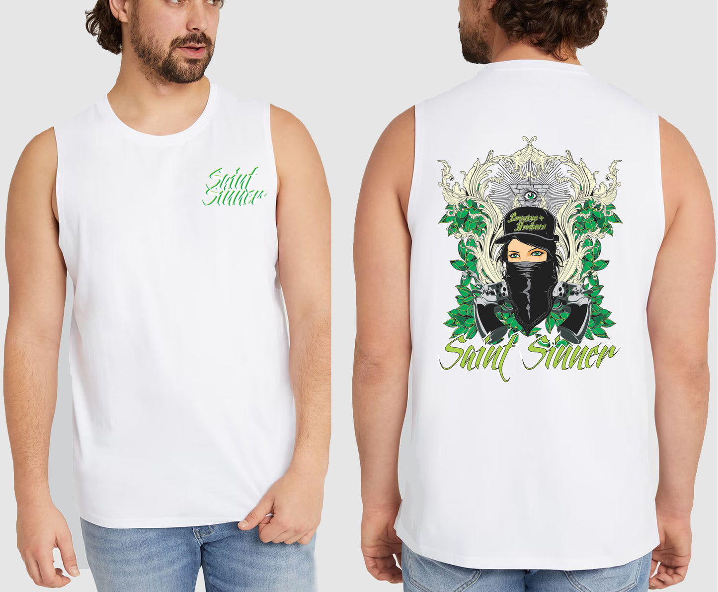 BANDANA KING SIZE MUSCLE TEE | SAINT SINNER STREETWEAR