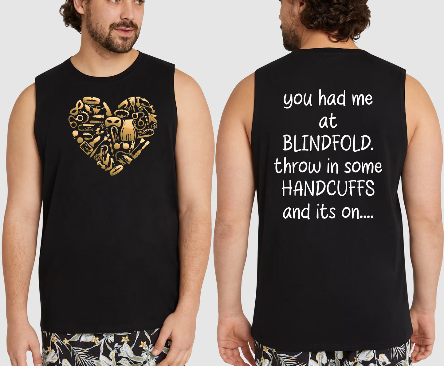 BLINDFOLD KING SIZE MUSCLE TEE | SAINT SINNER STREETWEAR