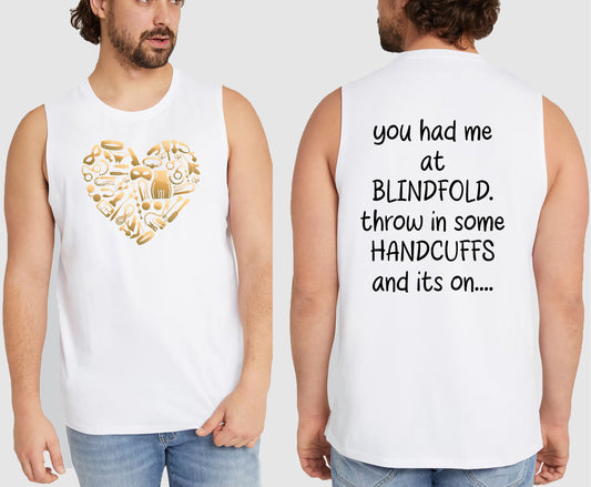 BLINDFOLD KING SIZE MUSCLE TEE | SAINT SINNER STREETWEAR