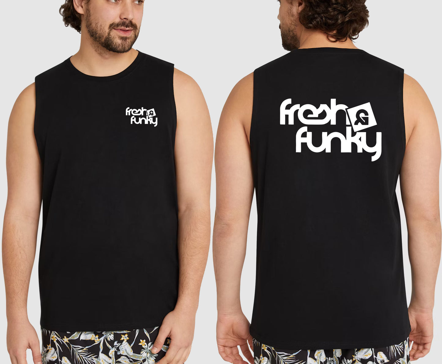 FRESH & FUNKY KING SIZE MUSCLE TEE | SAINT SINNER STREETWEAR
