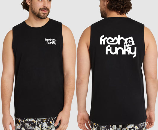 FRESH & FUNKY KING SIZE MUSCLE TEE | SAINT SINNER STREETWEAR