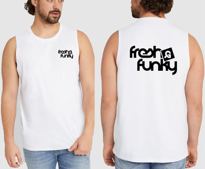 FRESH & FUNKY KING SIZE MUSCLE TEE | SAINT SINNER STREETWEAR