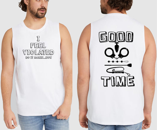 GOOD TIMES KING SIZE MUSCLE TEE | SAINT SINNER STREETWEAR