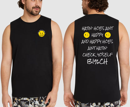 HATIN HOES KING SIZE MUSCLE TEE | SAINT SINNER STREETWEAR