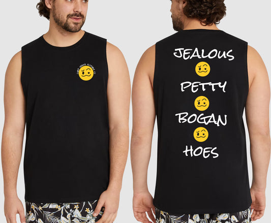 JEALOUS PETTY HOES KING SIZE MUSCLE TEE | SAINT SINNER STREETWEAR