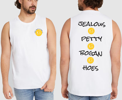 JEALOUS PETTY HOES KING SIZE MUSCLE TEE | SAINT SINNER STREETWEAR