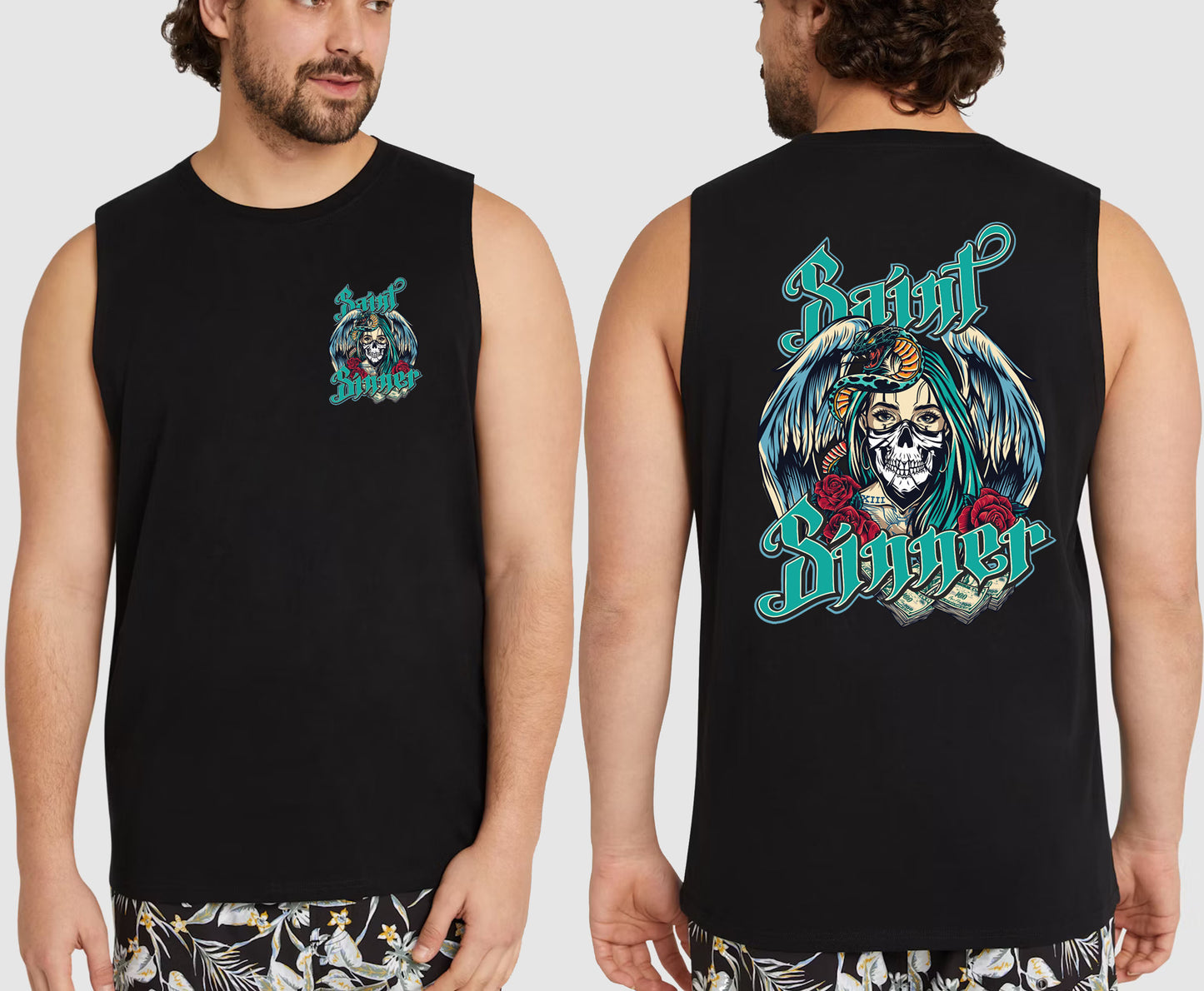 MEDUSA KING SIZE MUSCLE TEE | SAINT SINNER STREETWEAR