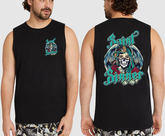 MEDUSA KING SIZE MUSCLE TEE | SAINT SINNER STREETWEAR