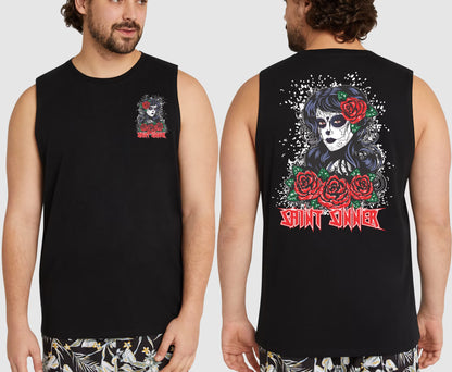 MUERTA KING SIZE MUSCLE TEE | SAINT SINNER STREETWEAR