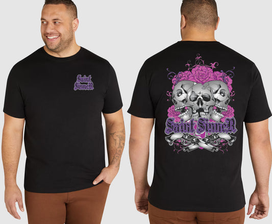2 GUNS KING SIZE T-SHIRT | SAINT SINNER STREETWEAR