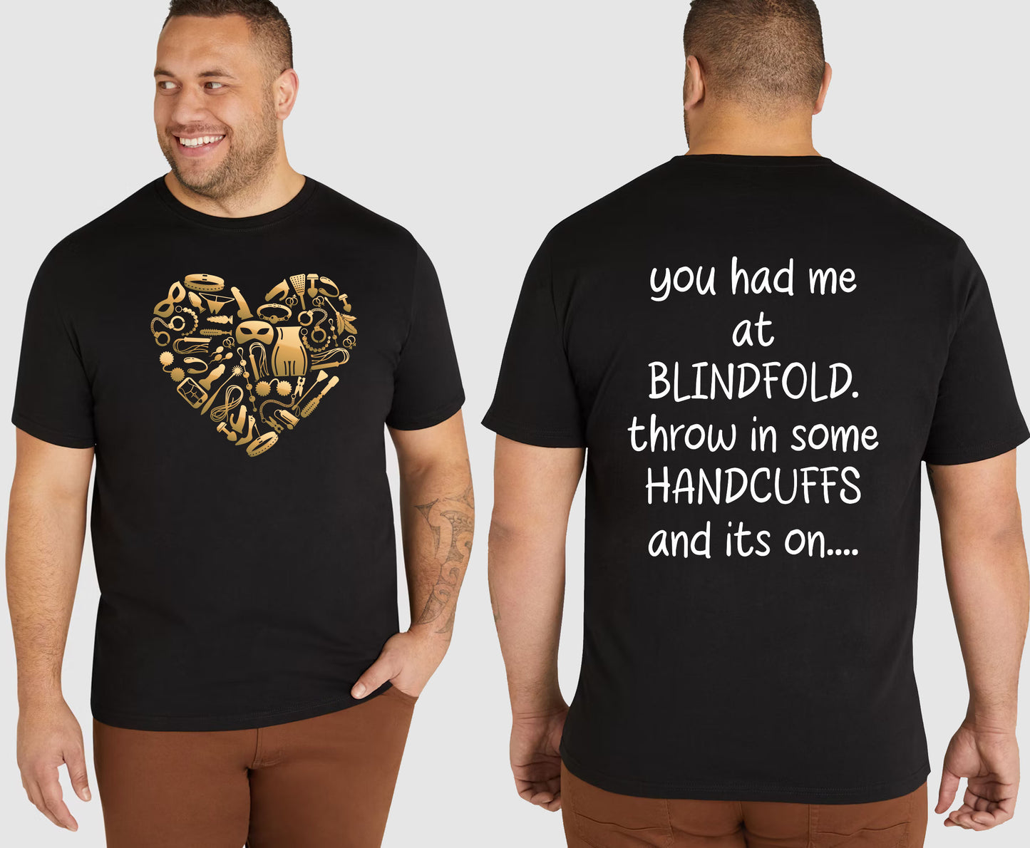BLINDFOLD KING SIZE T-SHIRT | SAINT SINNER STREETWEAR