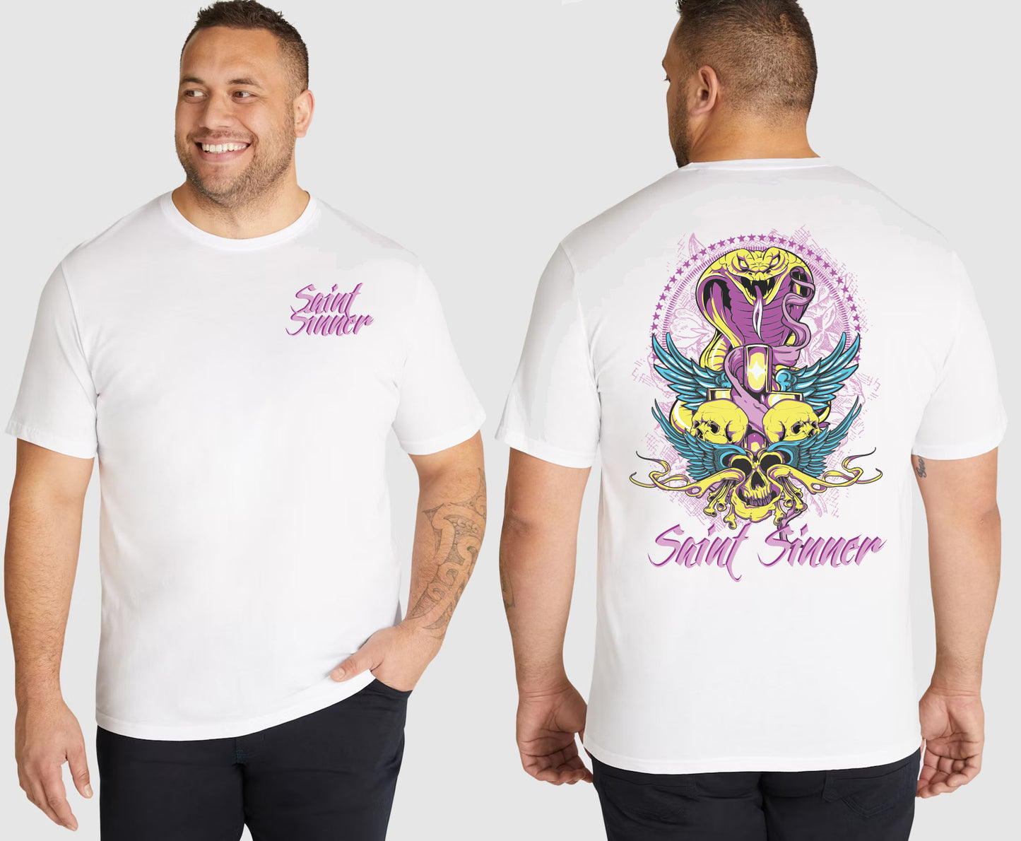 SERPENT KING SIZE T-SHIRT | SAINT SINNER STREETWEAR