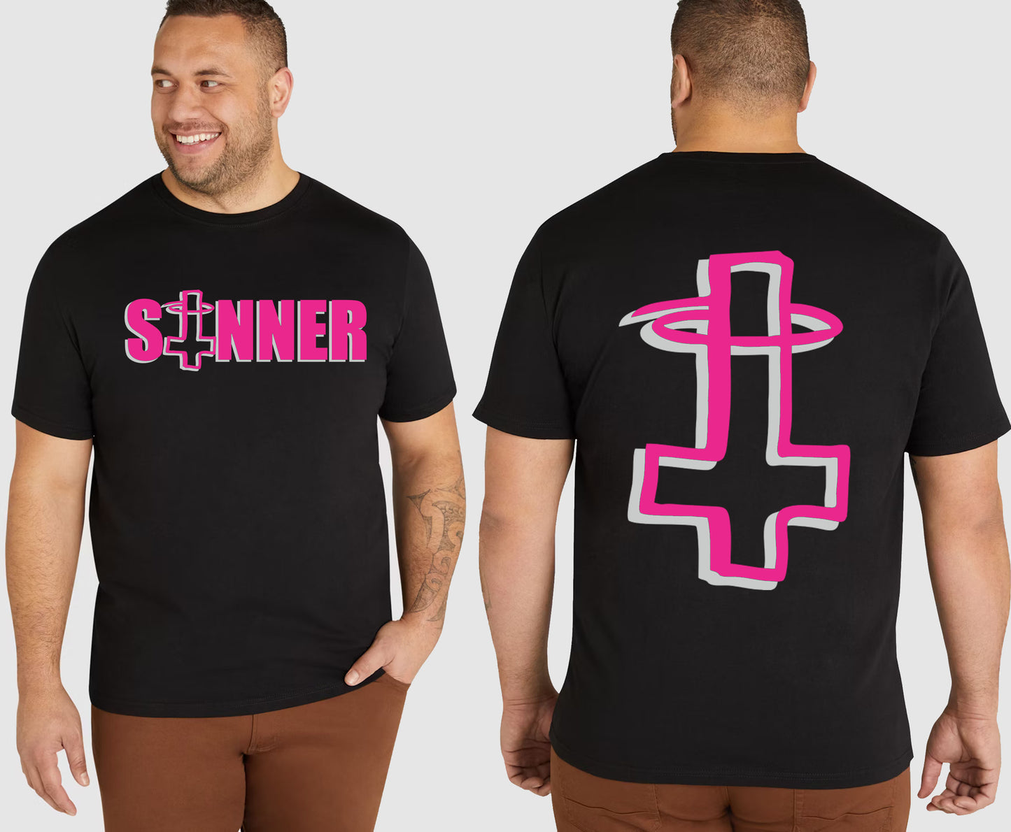 SINNER KING SIZE T-SHIRT | SAINT SINNER STREETWEAR