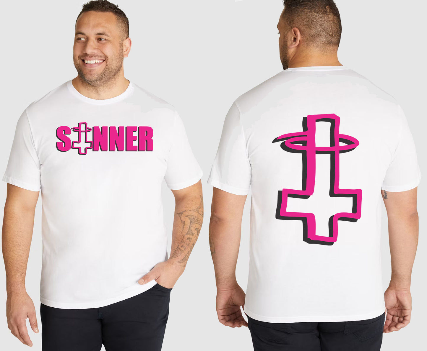 SINNER KING SIZE T-SHIRT | SAINT SINNER STREETWEAR