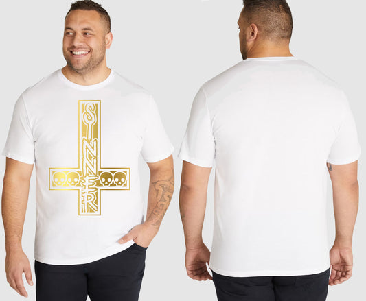 SINNER CROSS KING SIZE T-SHIRT | SAINT SINNER STREETWEAR