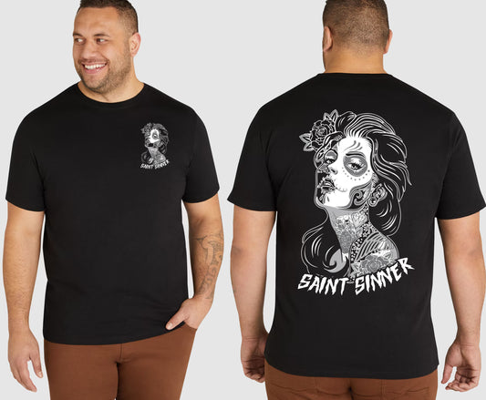 SUGAR SKULL KING SIZE T-SHIRT | SAINT SINNER STREETWEAR