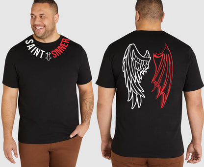 WINGS KING SIZE T-SHIRT | SAINT SINNER STREETWEAR