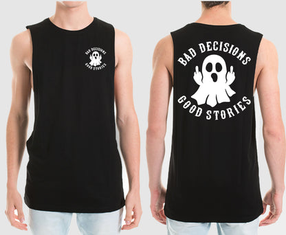 BAD DECISIONS MUSCLE TEE | SAINT SINNER STREETWEAR