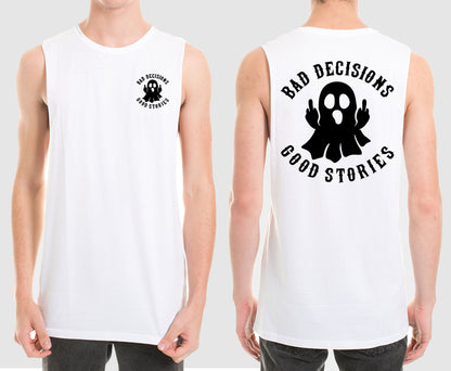 BAD DECISIONS MUSCLE TEE | SAINT SINNER STREETWEAR