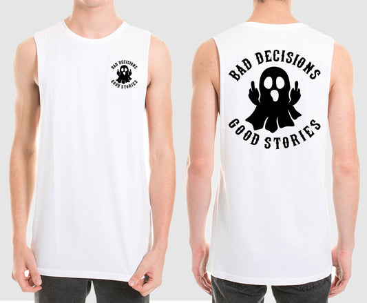BAD DECISIONS MUSCLE TEE | SAINT SINNER STREETWEAR