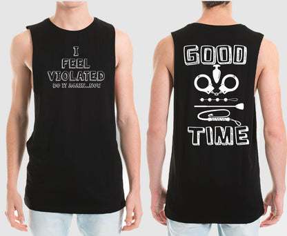 GOOD TIMES MUSCLE TEE | SAINT SINNER STREETWEAR