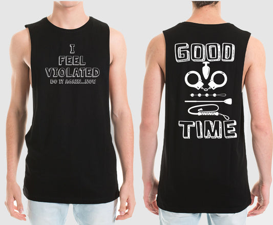 GOOD TIMES MUSCLE TEE | SAINT SINNER STREETWEAR