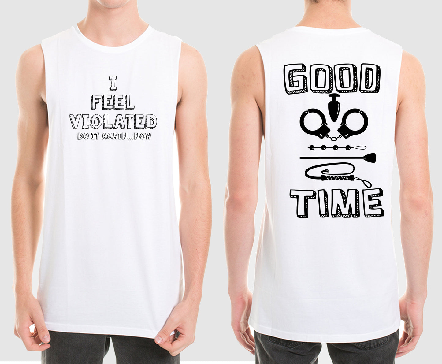 GOOD TIMES MUSCLE TEE | SAINT SINNER STREETWEAR