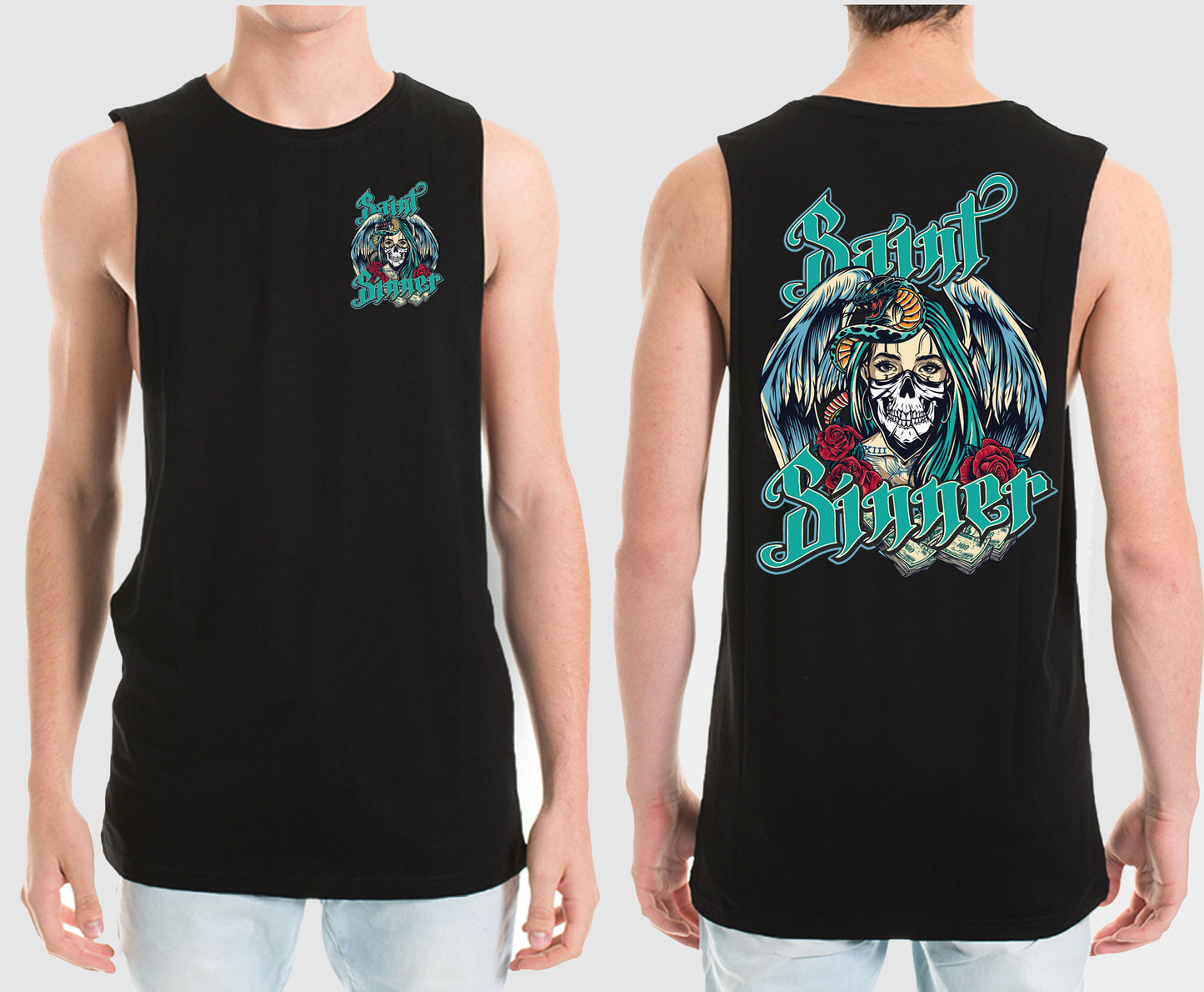MEDUSA MUSCLE TEE | SAINT SINNER STREETWEAR