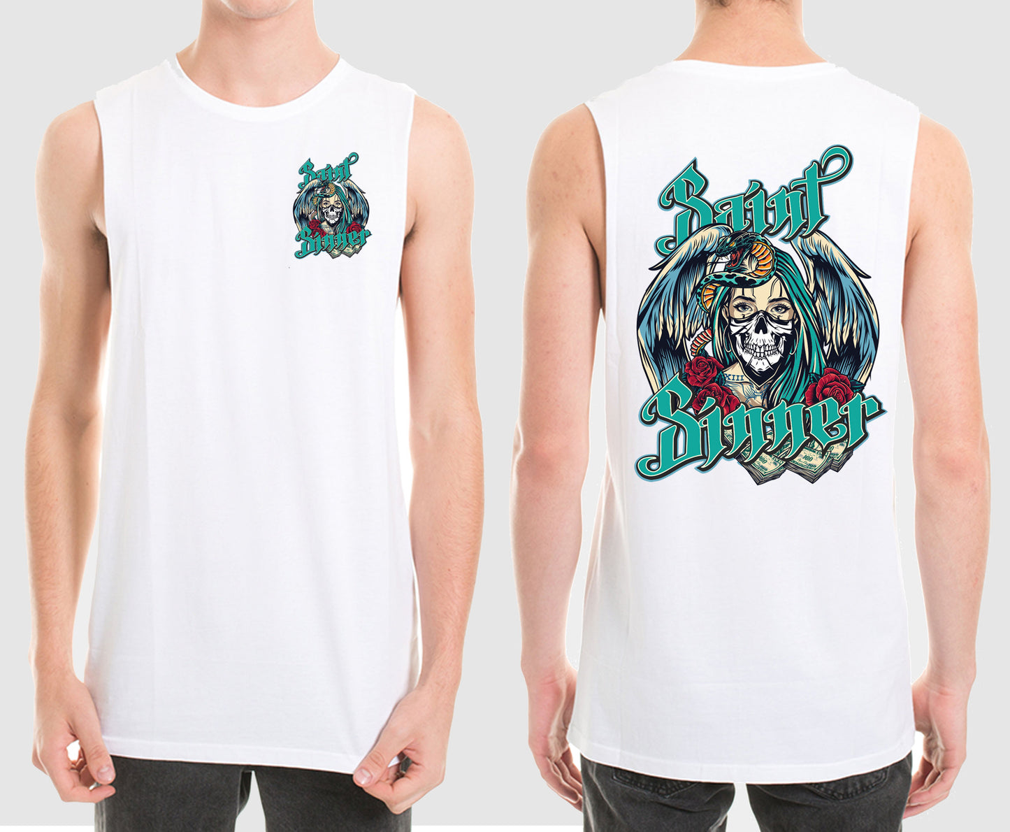 MEDUSA MUSCLE TEE | SAINT SINNER STREETWEAR