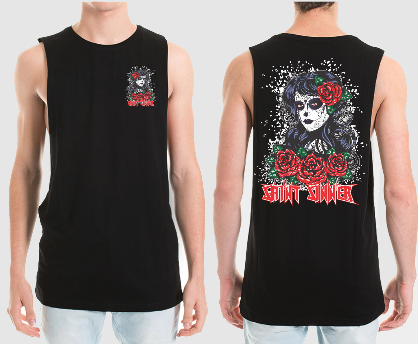 MUERTA MUSCLE TEE | SAINT SINNER STREETWEAR