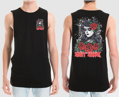 MUERTA MUSCLE TEE | SAINT SINNER STREETWEAR