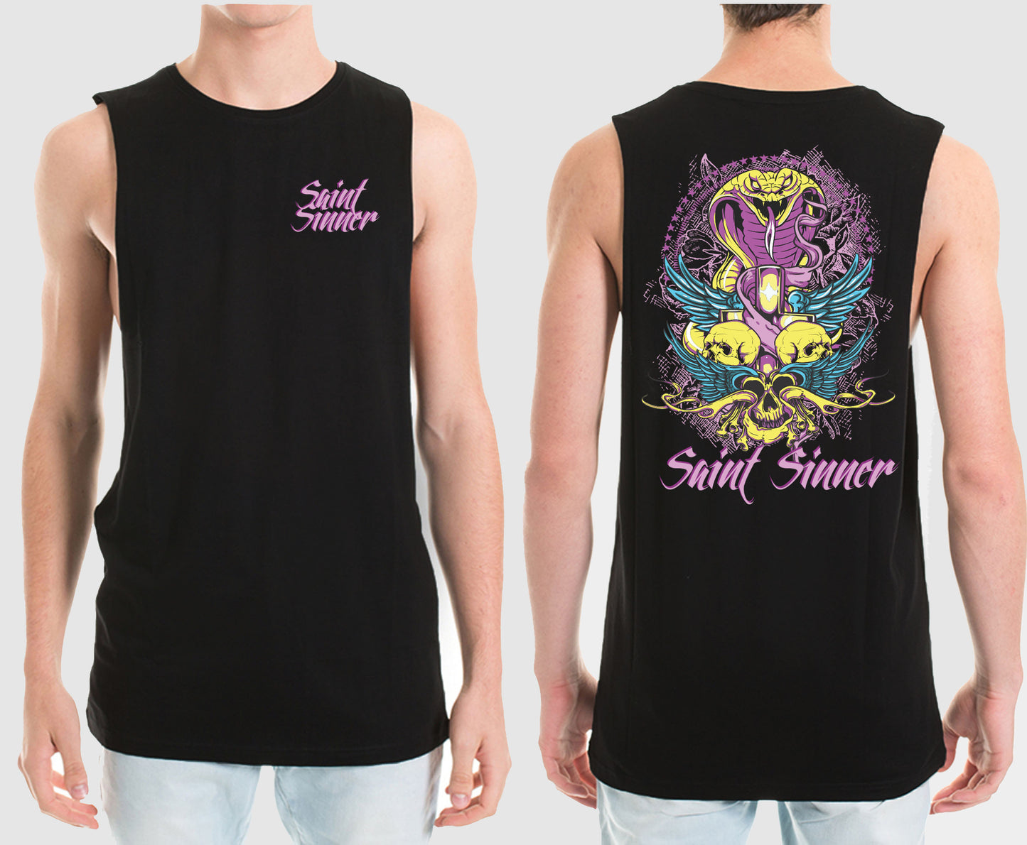 SERPENT MUSCLE TEE | SAINT SINNER STREETWEAR
