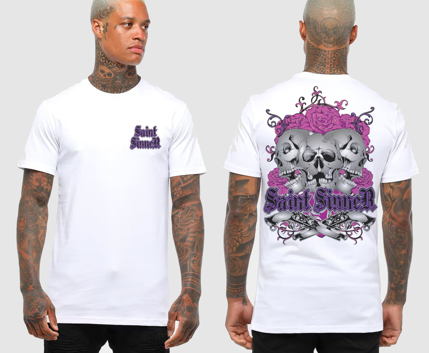 2 GUNS TSHIRT | SAINT SINNER STREETWEAR