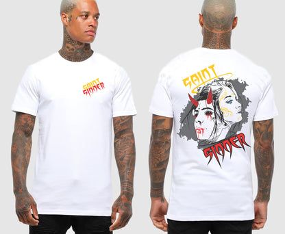 SAINT SINNER FACES TSHIRT | SAINT SINNER STREETWEAR