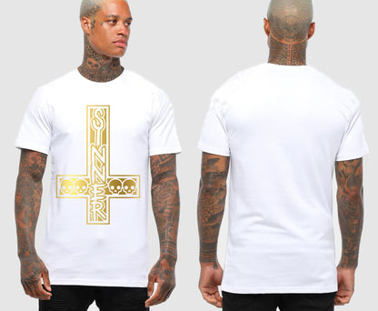 SINNER CROSS TSHIRT | SAINT SINNER STREETWEAR