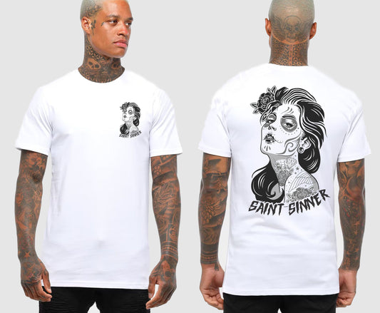 SUGAR SKULL TSHIRT | SAINT SINNER STREETWEAR