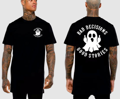 BAD DECISIONS TALL TEE | SAINT SINNER STREETWEAR
