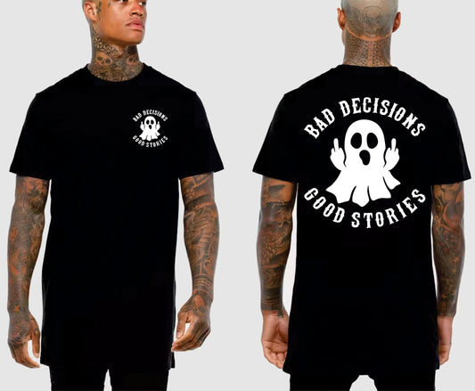 BAD DECISIONS TALL TEE | SAINT SINNER STREETWEAR
