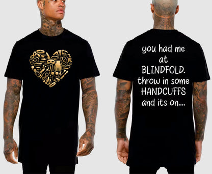 BLINDFOLD TALL TEE | SAINT SINNER STREETWEAR
