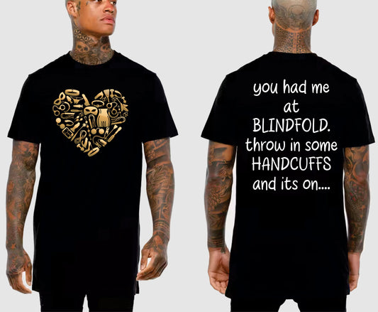 BLINDFOLD TALL TEE | SAINT SINNER STREETWEAR